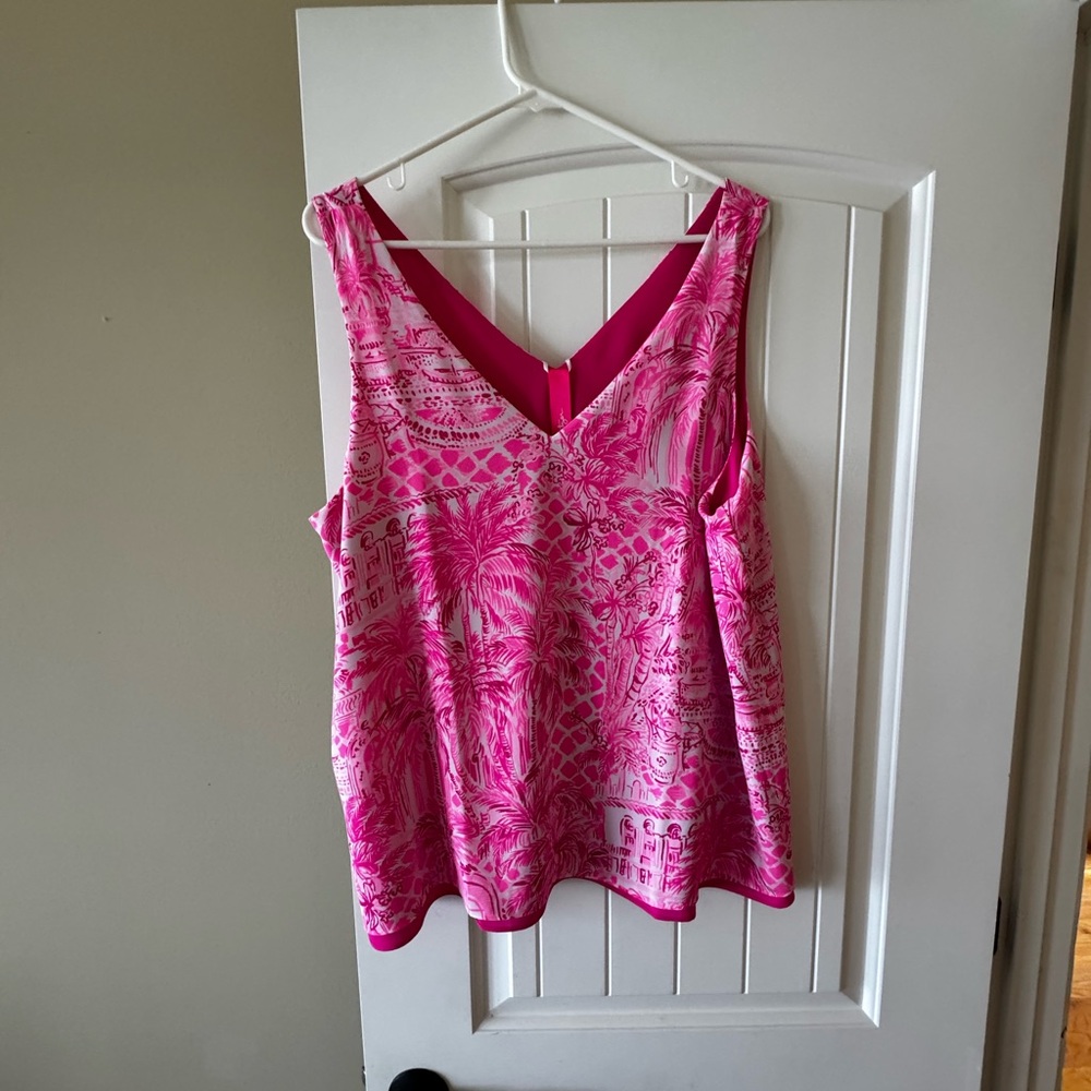 Pink Sleeveless Top